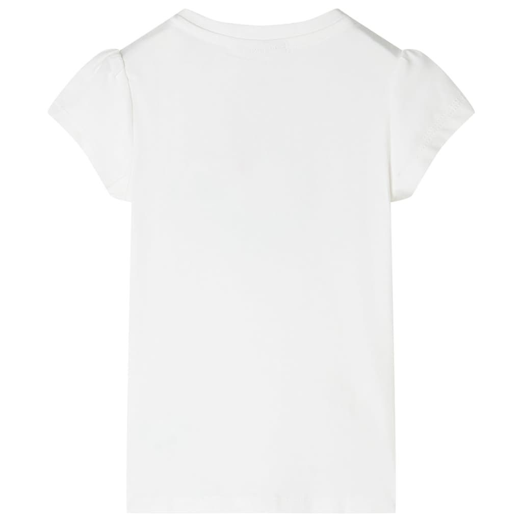 Vidaxl Camisa para niños 128 ECRU