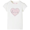 Vidaxl kindershirt 140 ecru
