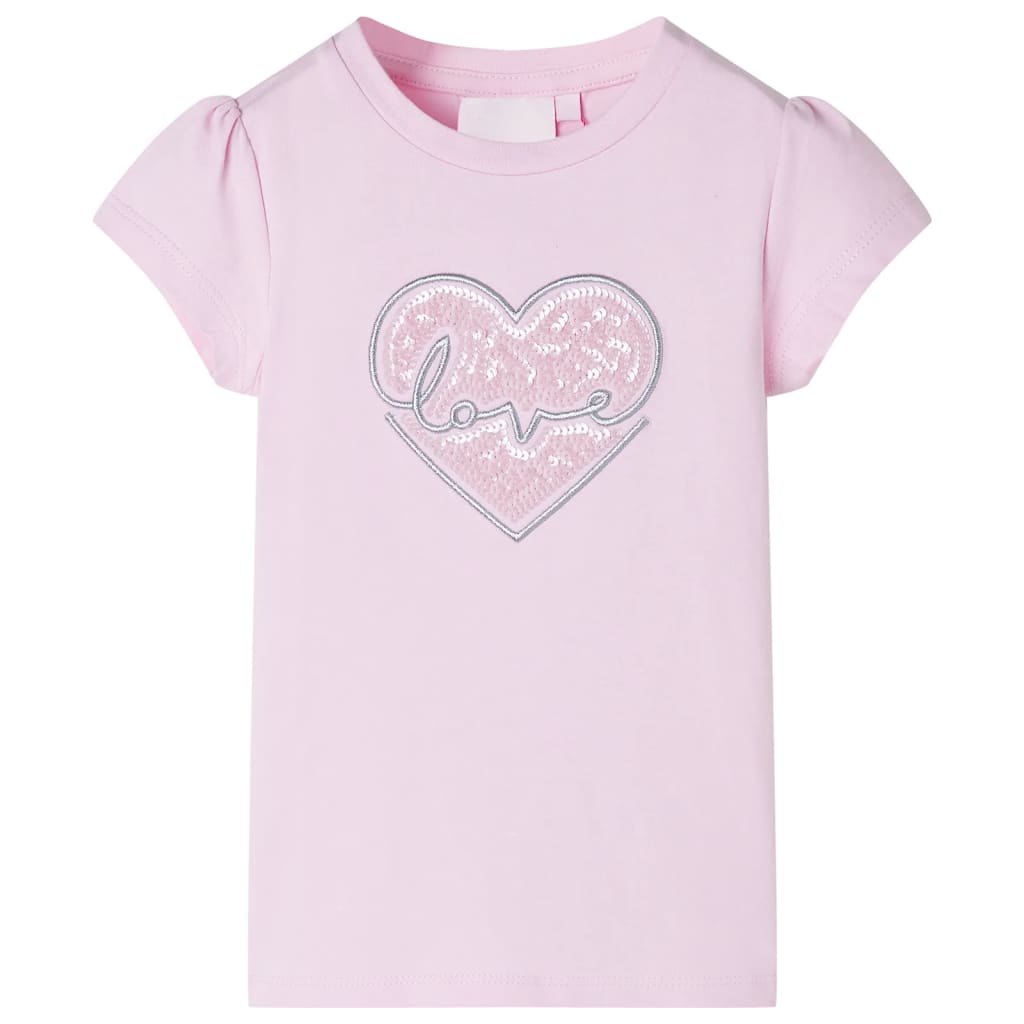 Vidaxl Shirt per bambini 92 rosa chiaro