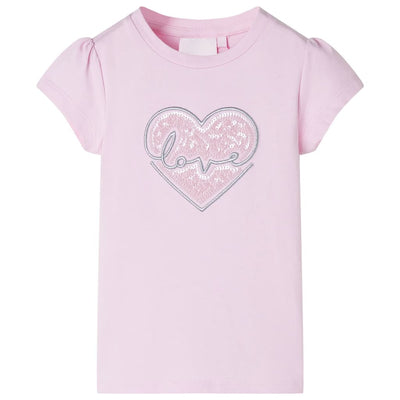 Vidaxl Shirt per bambini 92 rosa chiaro