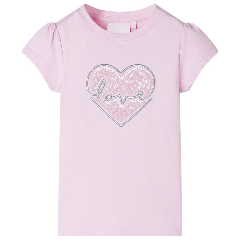 VidaXL Kindershirt 92 lichtroze
