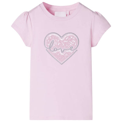 Vidaxl Shirt per bambini 116 rosa chiaro