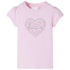Vidaxl Shirt per bambini 140 rosa chiaro