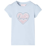 Vidaxl camisa para niños 92 azul claro - afbeelding 1