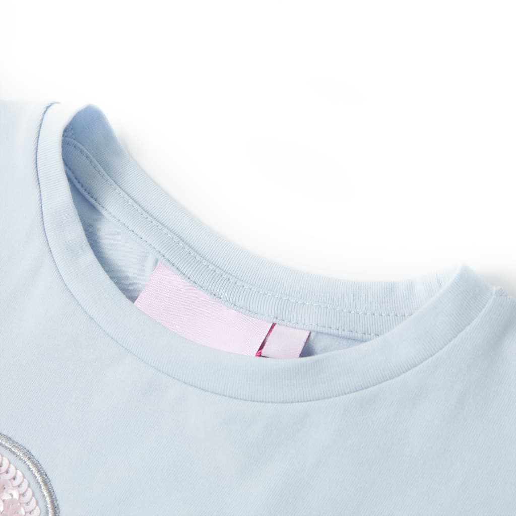 Vidaxl Children's Shirt 128 Blu chiaro
