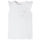 Camicia per bambini Vidaxl con volant 116 bianchi