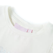 Vidaxl kindershirt met mouwen met ruches 116 wit - afbeelding 3