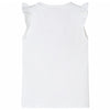 VidaXL Kindershirt met mouwen met ruches 140 wit