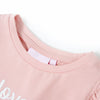 Camicia per bambini Vidaxl con volant sulle maniche 104 rosa chiaro