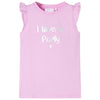 Camisa para niños de Vidaxl con volantes en las mangas 104 lila
