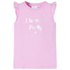 Camisa para niños de Vidaxl con volantes en las mangas 116 lila
