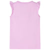 Camisa para niños de Vidaxl con volantes en las mangas 116 lila