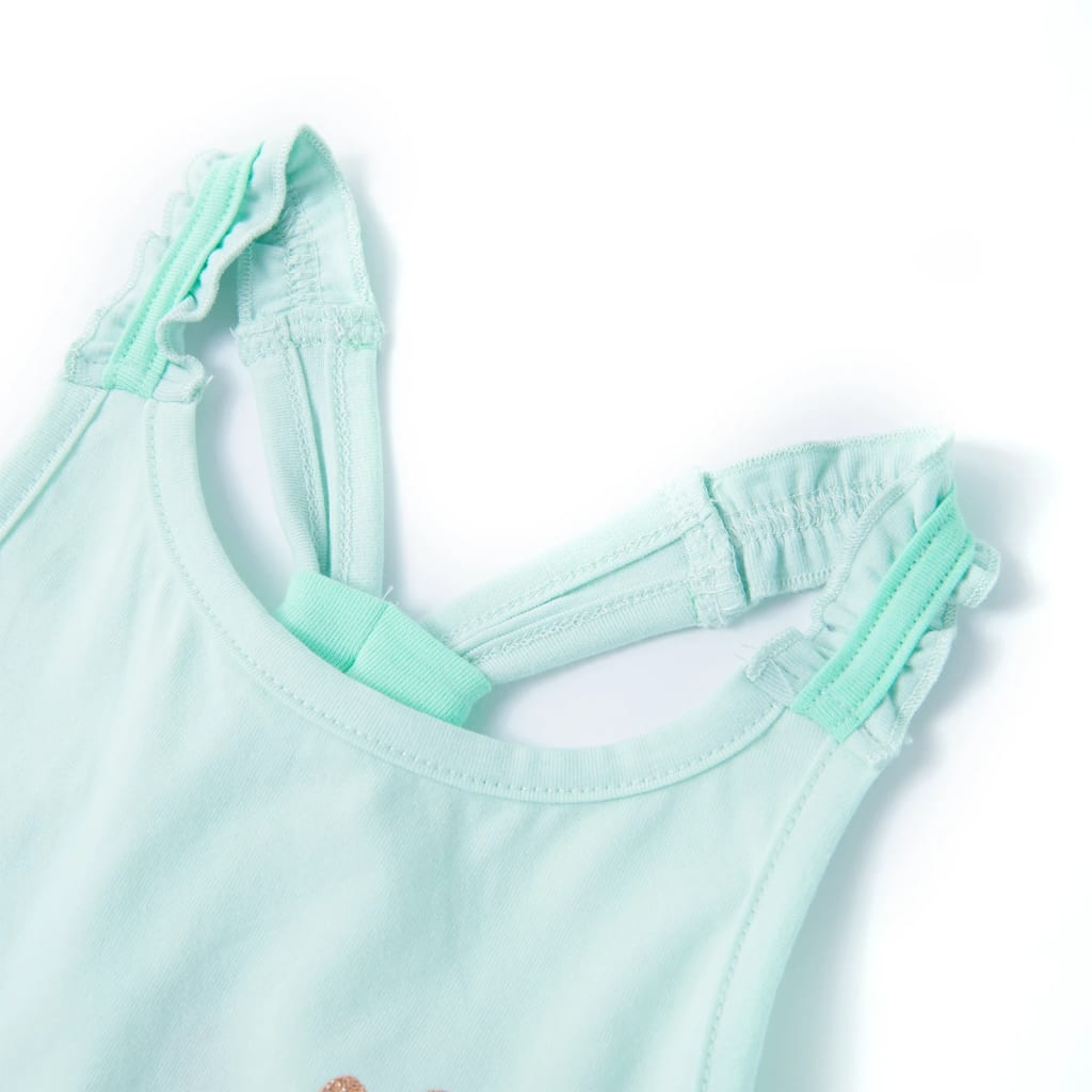 Vidaxl Children's Top 116 Light Mint -Colored