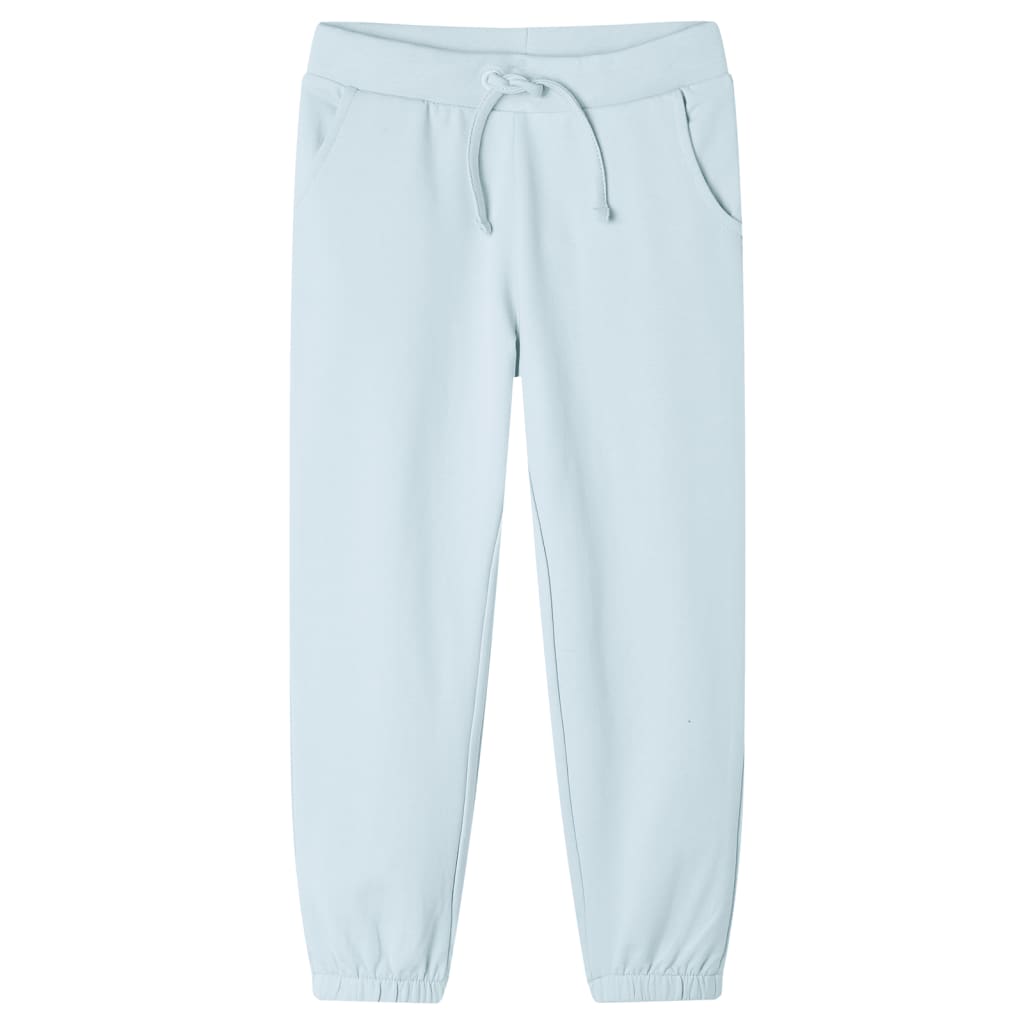 Pantaloni da jogging per bambini Vidaxl 92 azzurri