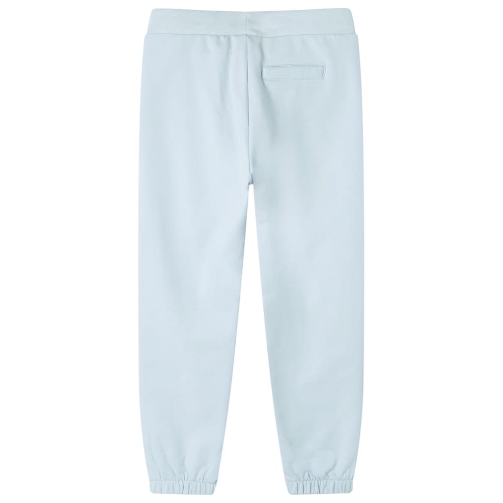 Pantalones de trote de Vidaxl para niños 104 azul claro
