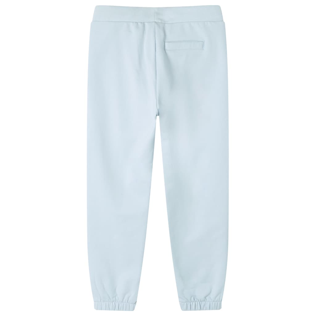 Pantalones de trote de Vidaxl para niños 116 Azul claro
