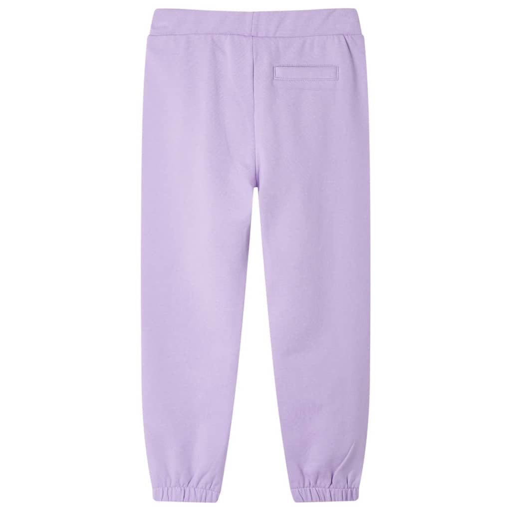 Pantalones de trote de Vidaxl para niños 140 lila