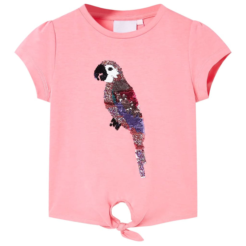 Vidaxl kindershirt 104 fluorescerend roze