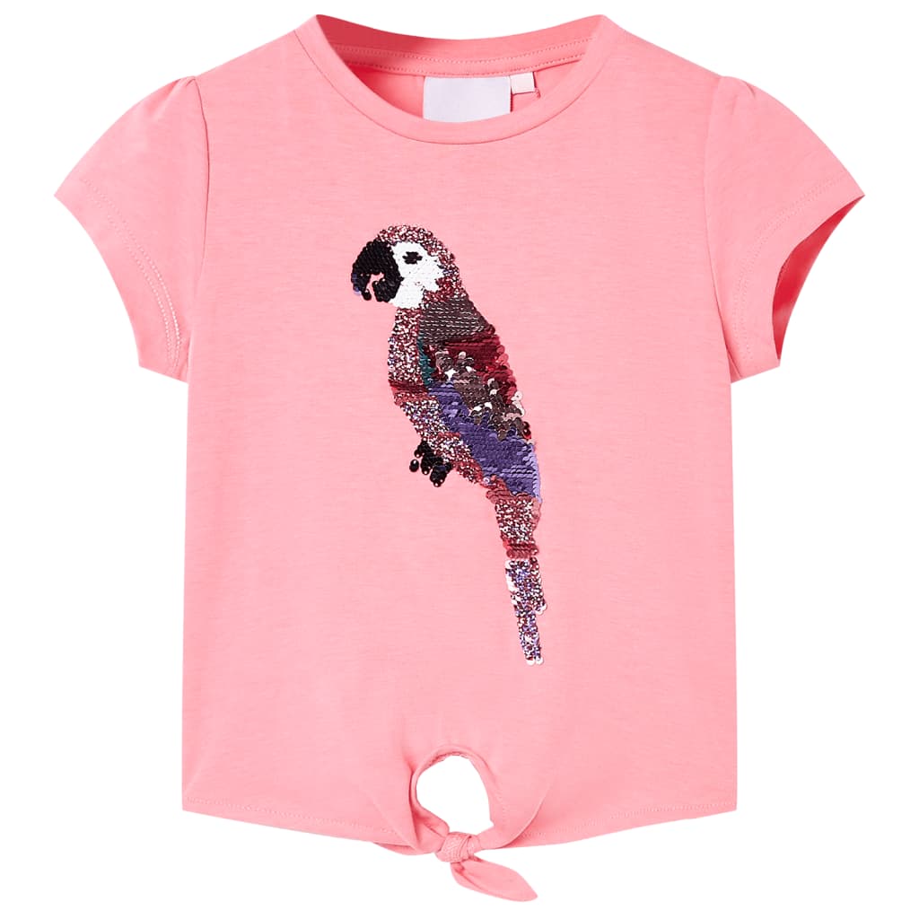 Vidaxl Children's Shirt 116 Pink fluorescente