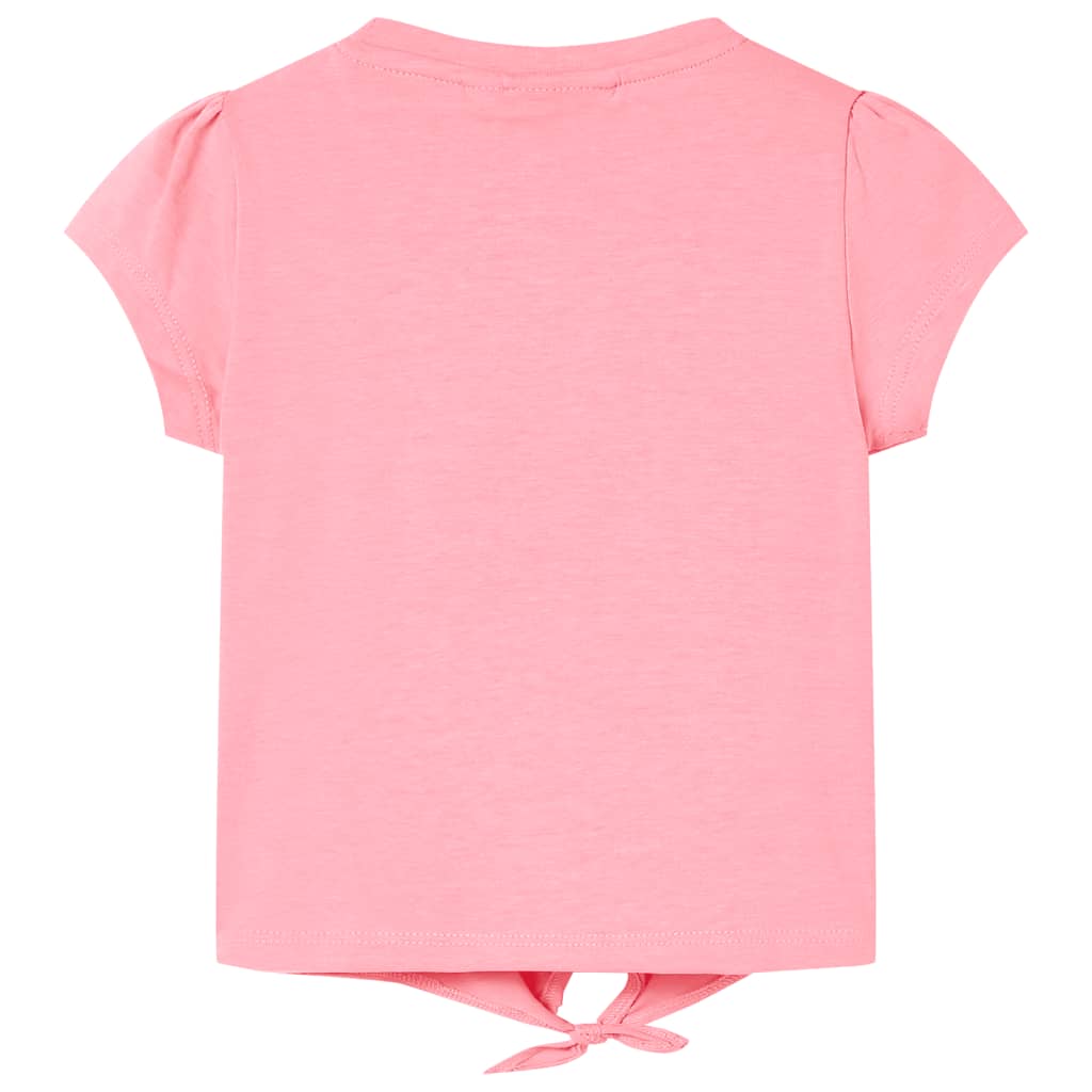 Vidaxl Children's Shirt 128 Pink fluorescente