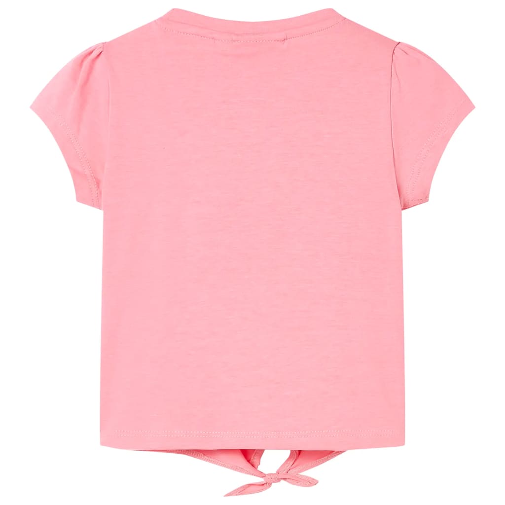 VidaXL Kindershirt 140 fluorescerend roze