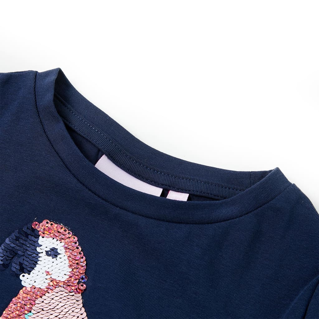Vidaxl Children's Shirt 104 Navy Blue