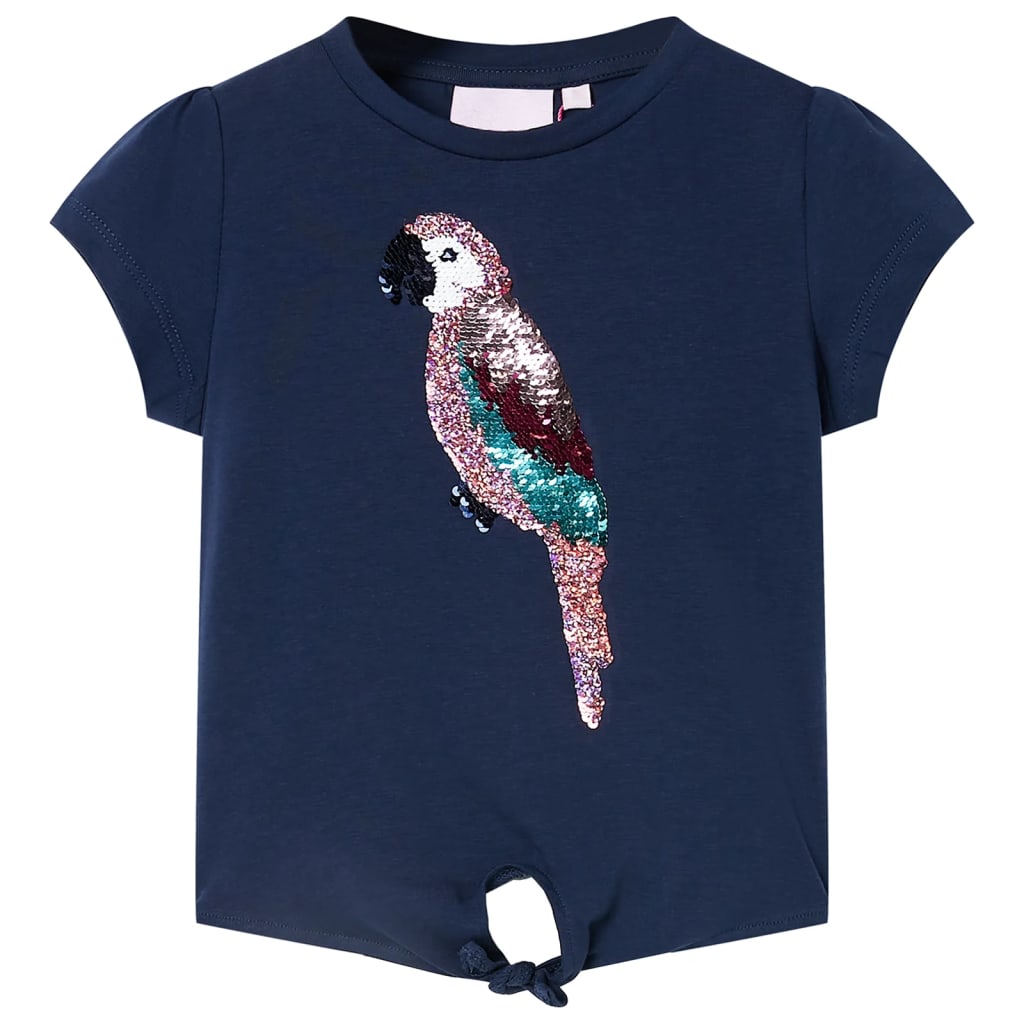 Vidaxl Children's Shirt 140 Navy Blue