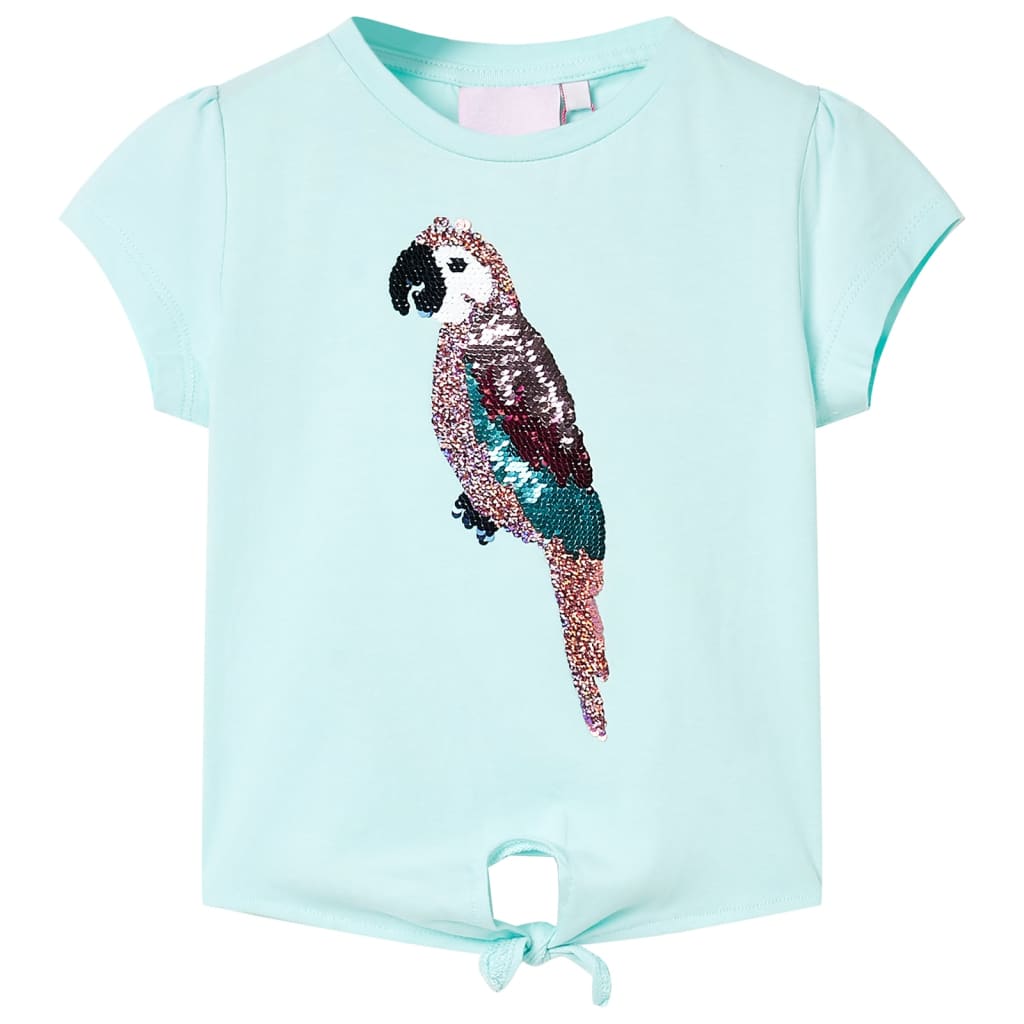 Vidaxl Shirt per bambini 104 Blu chiaro
