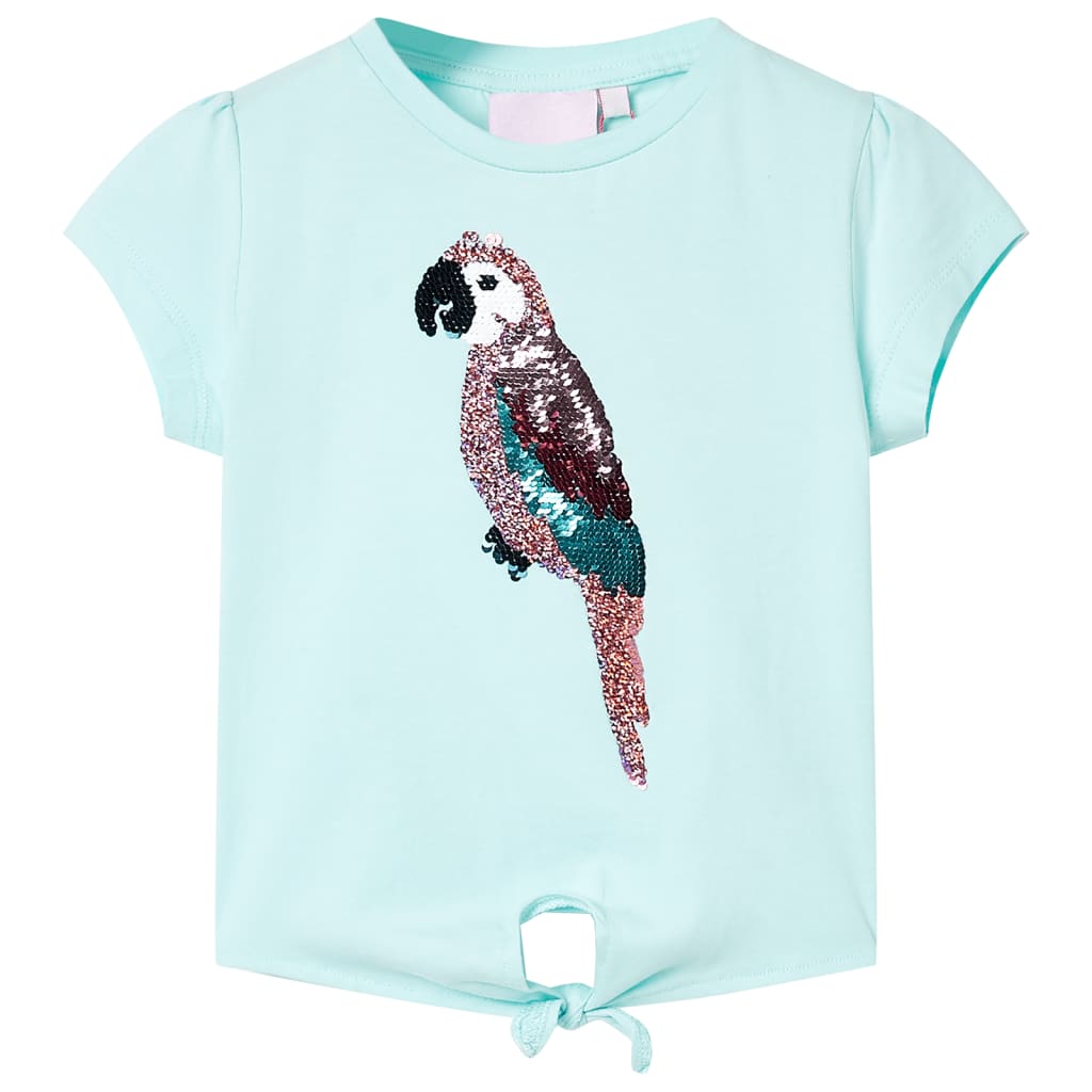 Vidaxl Shirt per bambini 128 Blu chiaro