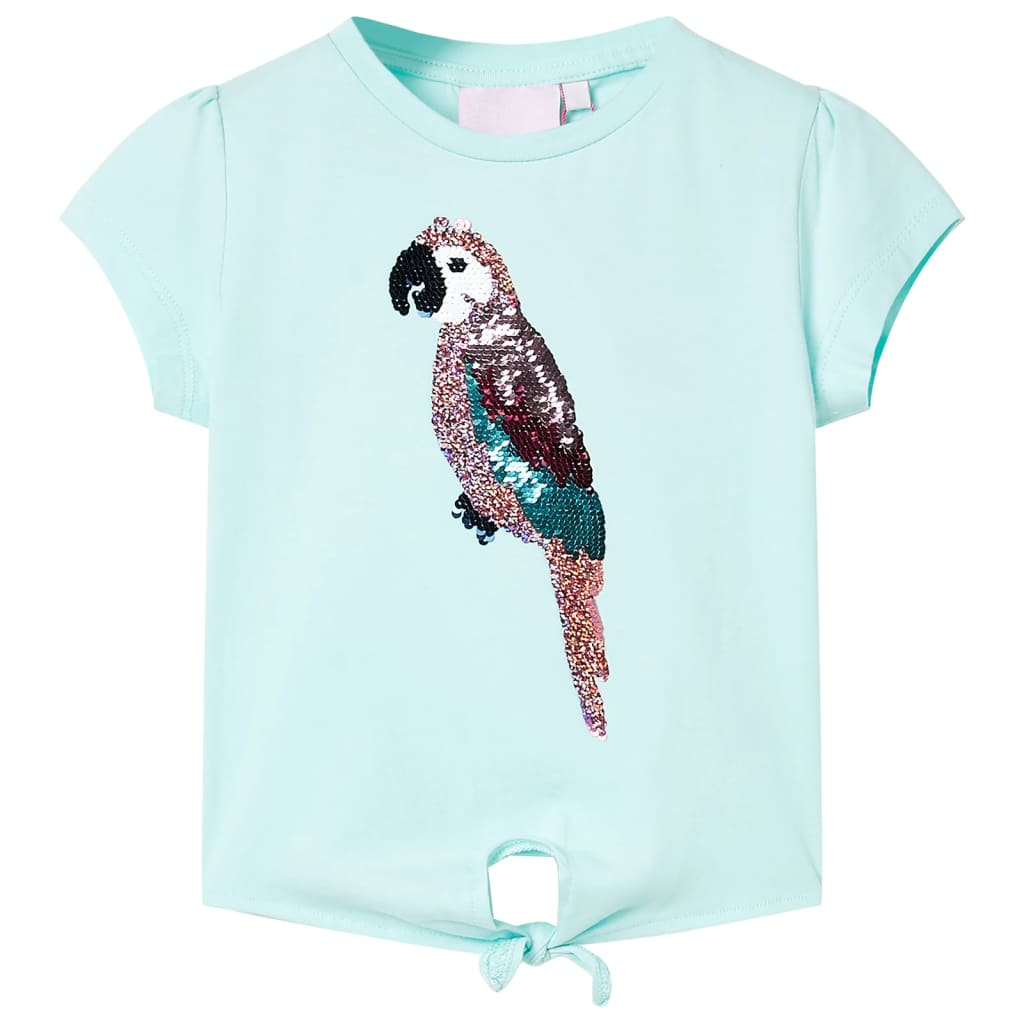 Vidaxl Shirt per bambini 140 Blu chiaro