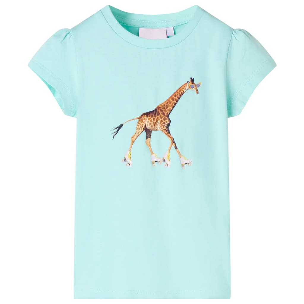 Vidaxl Shirt per bambini 92 Blu chiaro