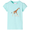 Vidaxl camisa para niños 116 azul claro azul