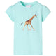 Vidaxl kindershirt 128 lichtzeeblauw