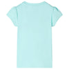 Vidaxl kindershirt 128 lichtzeeblauw
