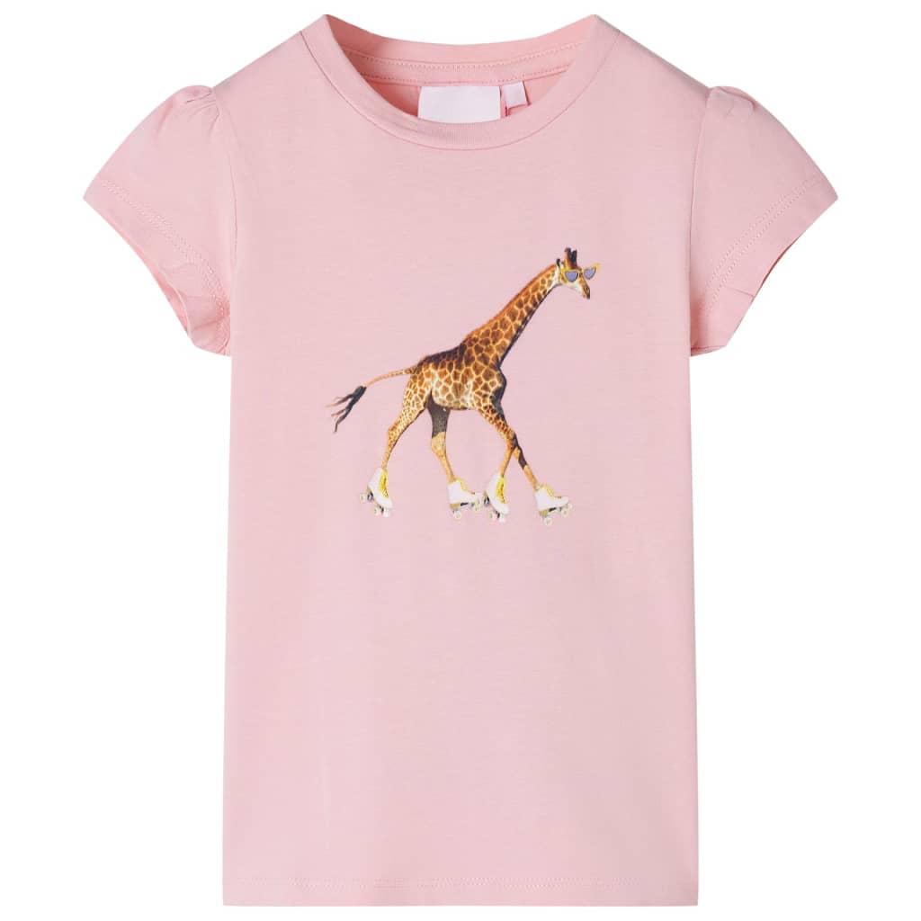 Vidaxl Shirt per bambini 92 rosa chiaro