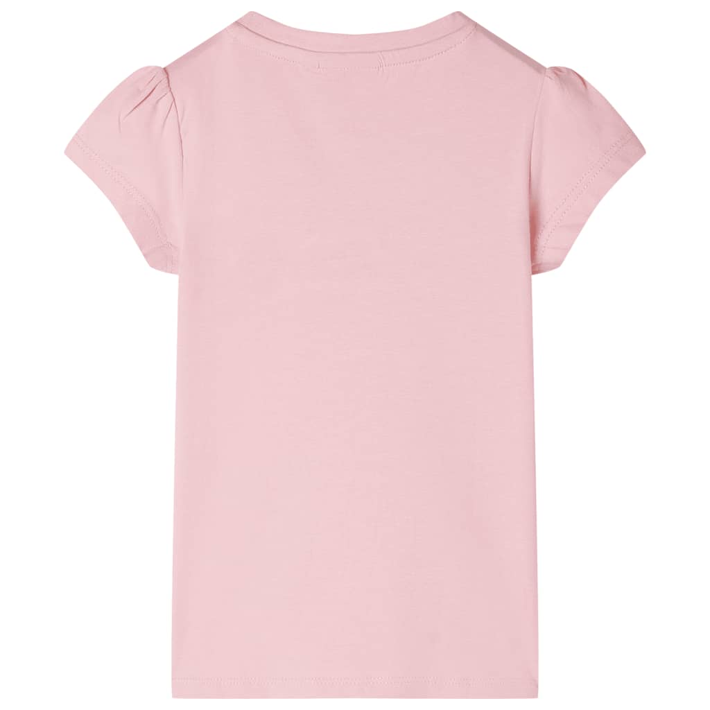 Vidaxl Shirt per bambini 128 rosa chiaro