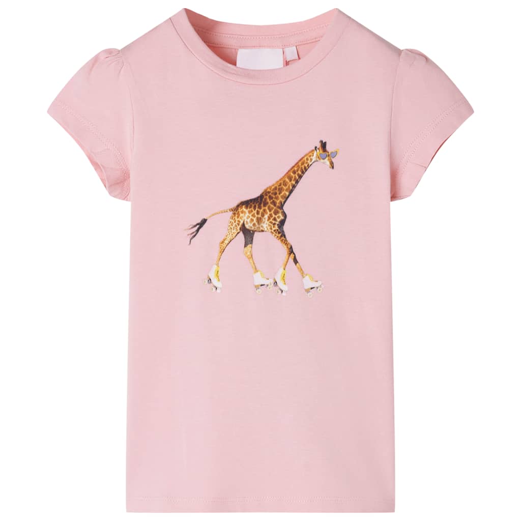 Vidaxl Shirt per bambini 140 rosa chiaro