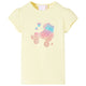 Camicia per bambini Vidaxl 92 giallo morbido