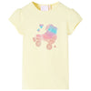 Vidaxl Children's Shirt 104 Giallo morbido
