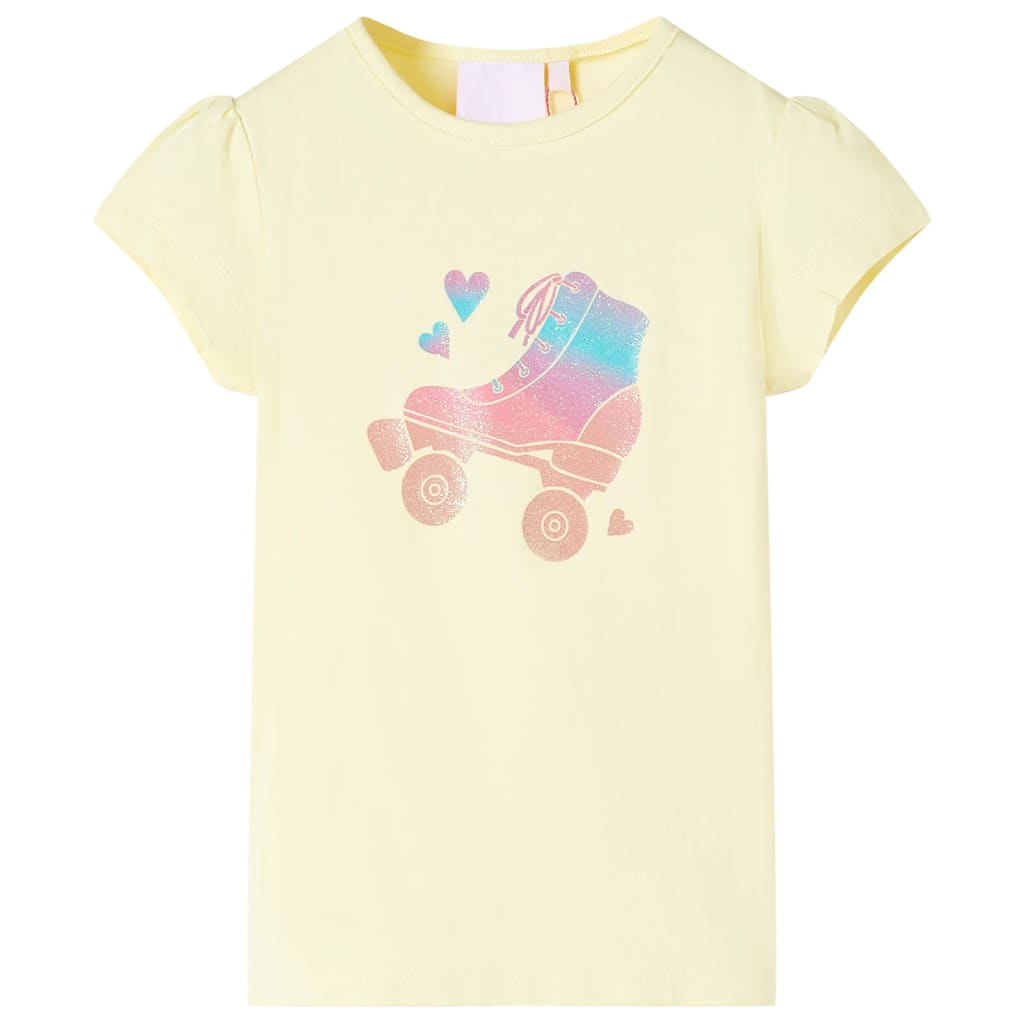 Vidaxl Children's Shirt 104 Giallo morbido