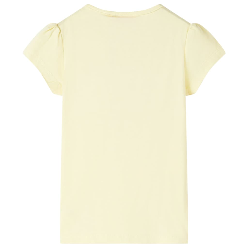 Vidaxl Children's Shirt 104 Giallo morbido