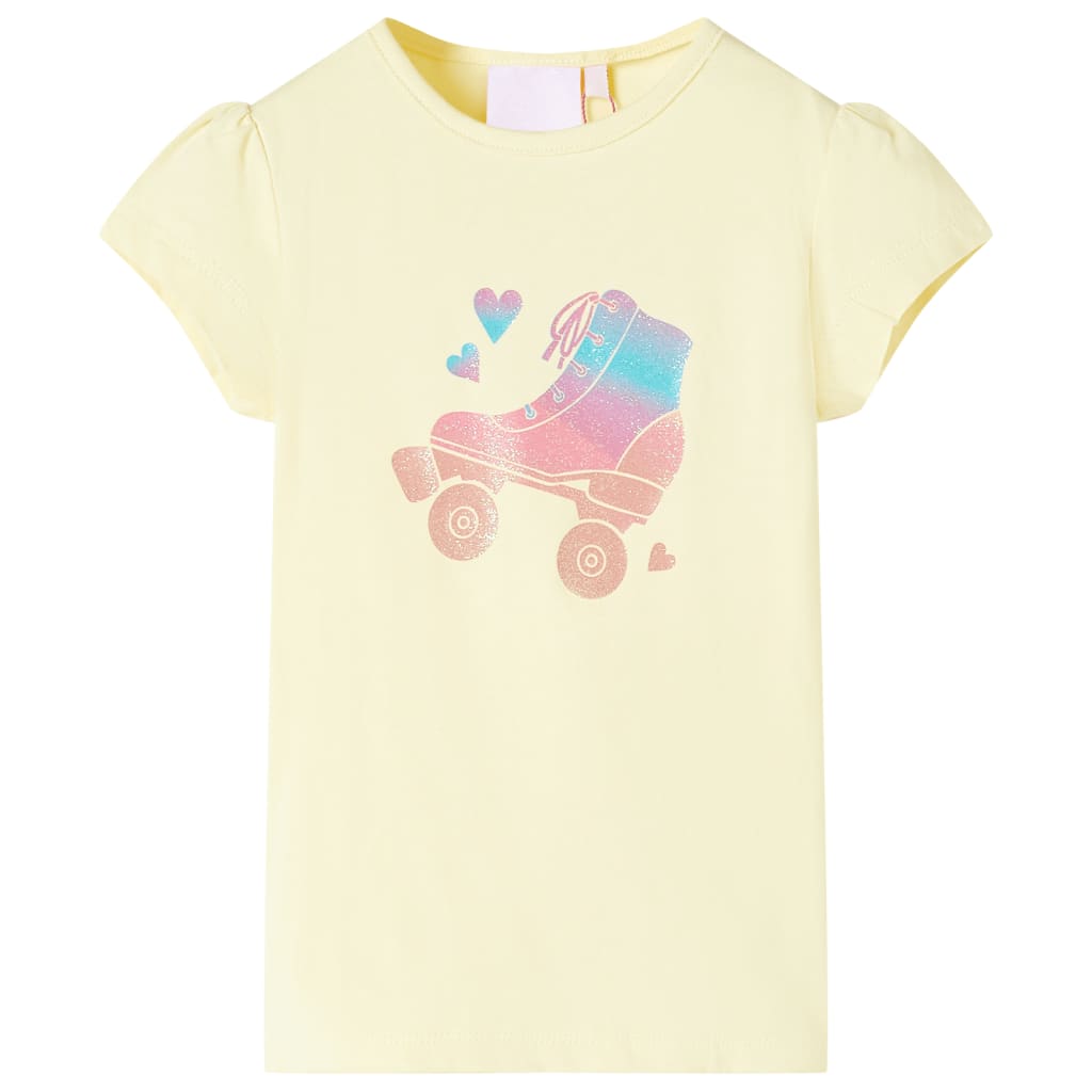 Vidaxl Children's Shirt 116 Soft Yellow