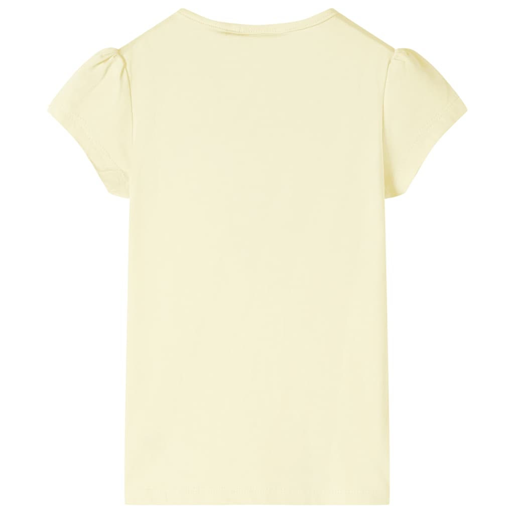 Vidaxl Children's Shirt 116 Soft Yellow