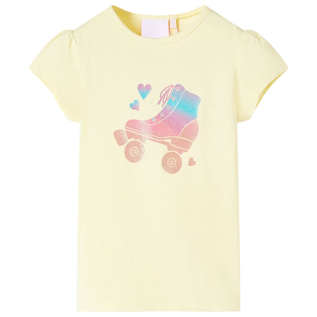 Vidaxl Children's Shirt 128 Soft Yellow