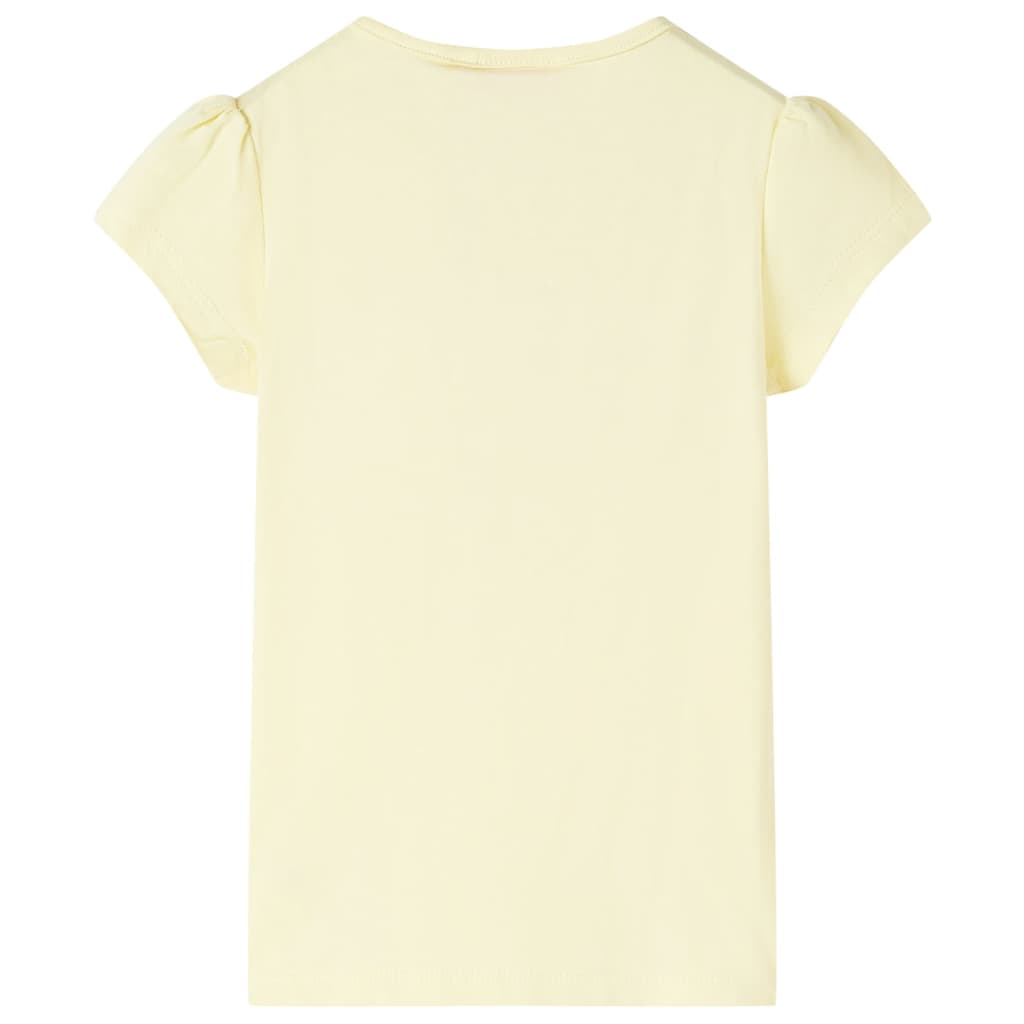 Vidaxl Children's Shirt 128 Soft Yellow