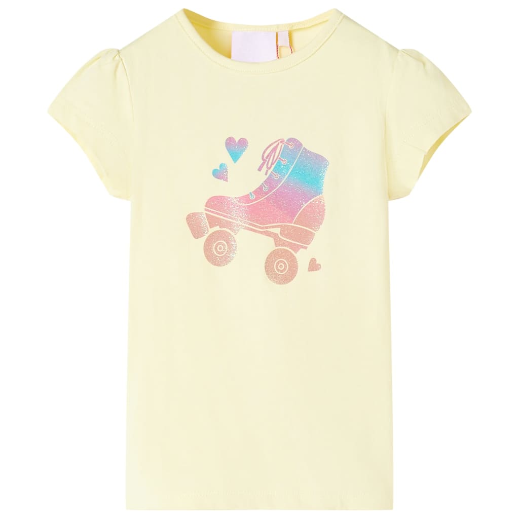 Vidaxl Children's Shirt 140 Soft Yellow