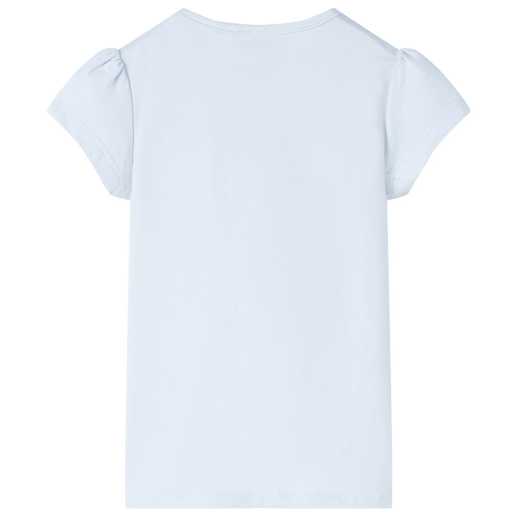 Vidaxl Shirt per bambini 140 azzurro