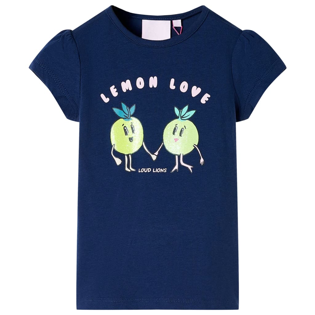 Vidaxl Camisa para niños 92 azul marino
