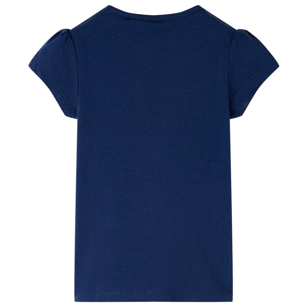 Vidaxl Camisa para niños 92 azul marino