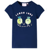 VidaXL Kindershirt 140 marineblauw